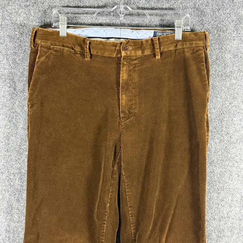 Polo Ralph Lauren Classic Fit Brown Corduroy Pants 36x32 (Fits 34x29) Stretch